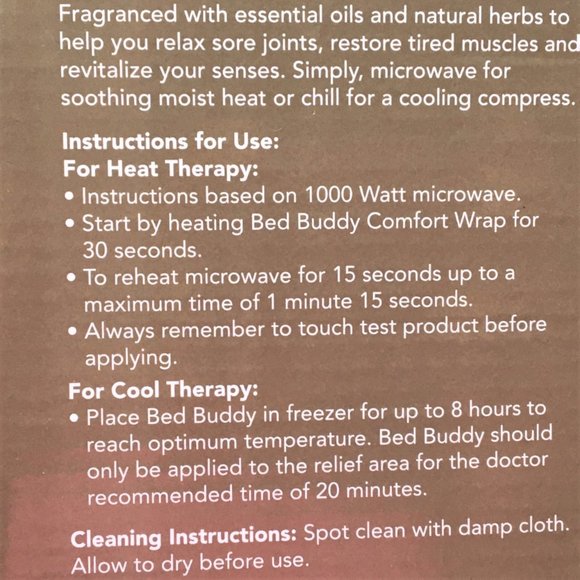 The Original Bed-Buddy moist Heat Wrap - Picture 2 of 6